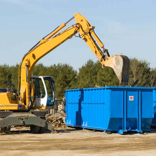 how does a residential dumpster rental service work in Posey California